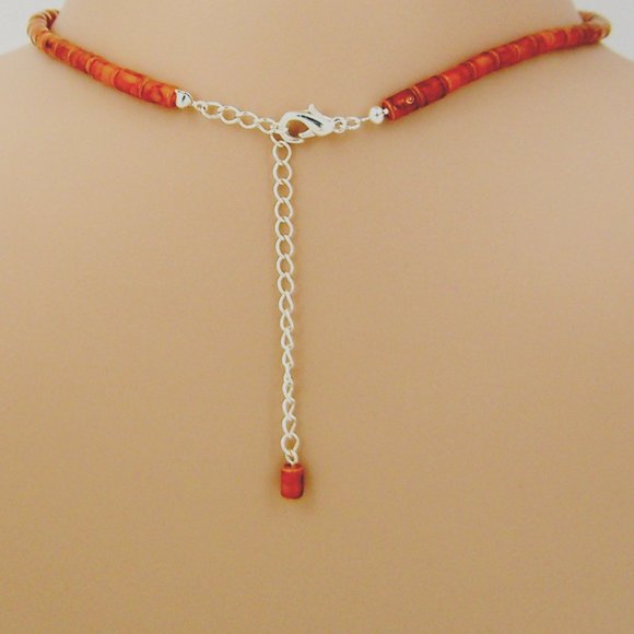 Sunflower Yellow Jade Beaded Necklace 15.5" to 19" Adjustable - Picture 2 of 4